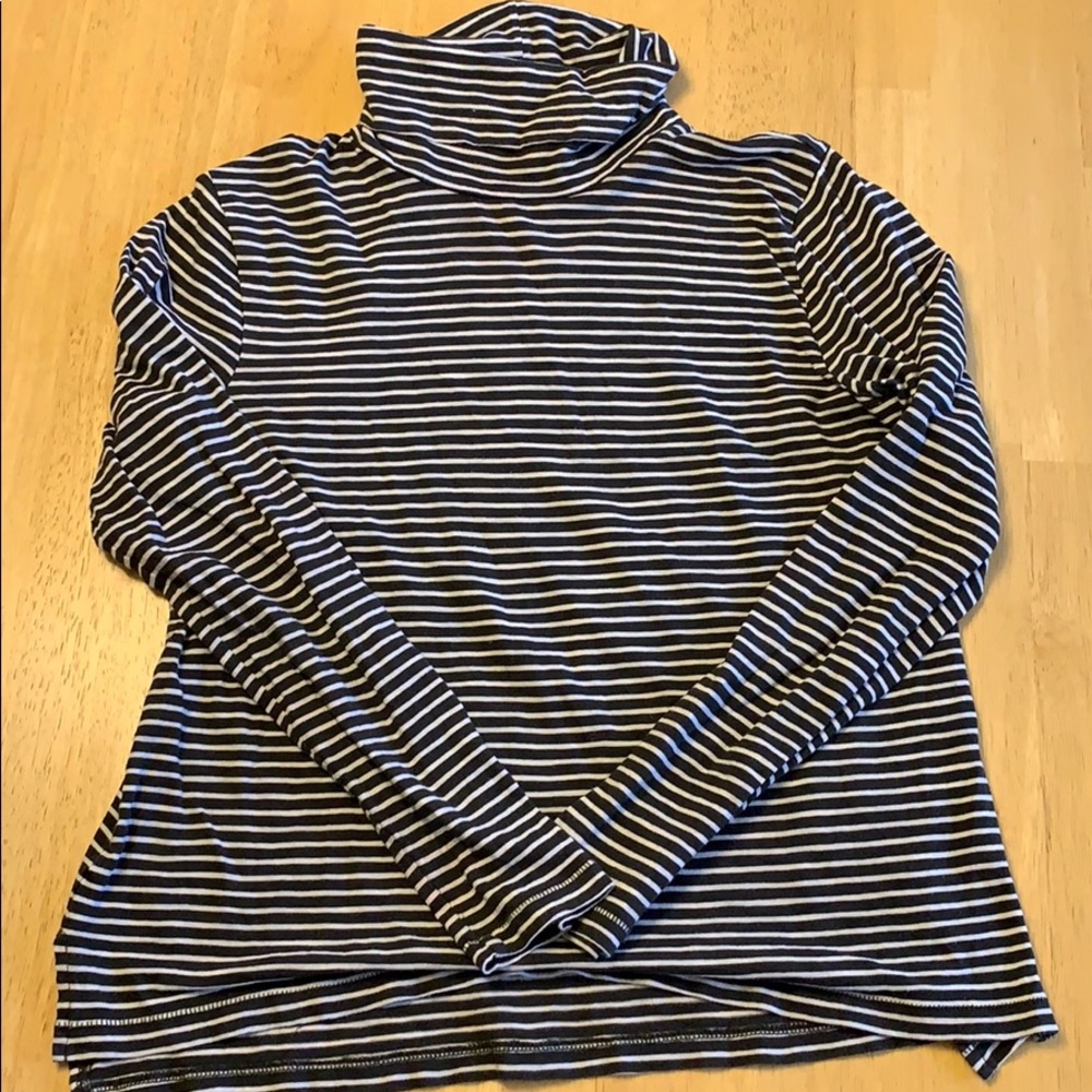 Madewell striped turtleneck